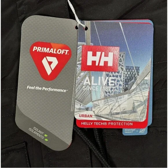 NWT Helly Hansen Boyne Insulated 2.0 Women’s Parka Winter Coat Black S - Picture 6 of 8